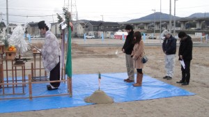 地鎮祭（西区学研都市内）