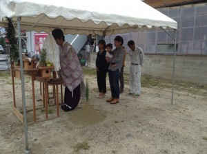 地鎮祭（早良区田村）