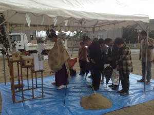 地鎮祭（うきは市吉井町）